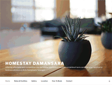 Tablet Screenshot of homestaydamansara.com